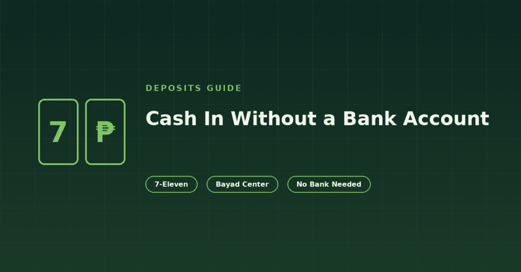 How to cash in to GCash or Maya without a bank account