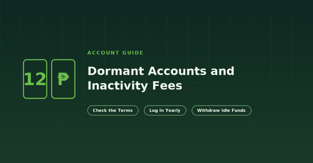 Dormant casino accounts and inactivity fees explained