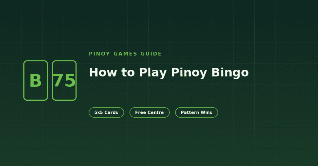 How to play Pinoy bingo: 75-ball cards and patterns