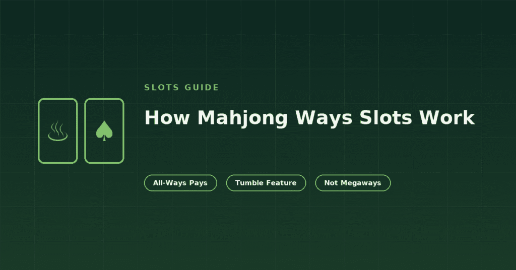 Mahjong Ways slot mechanics: tumble feature and multiplier chain explained