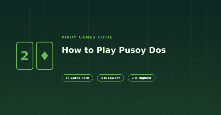 How to play Pusoy Dos guide