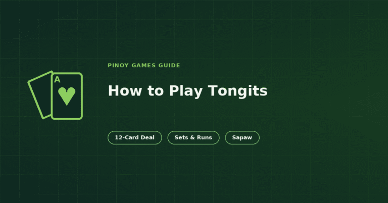 How to play Tongits guide